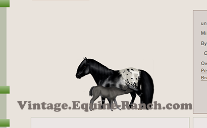Nursing foal art screenshot